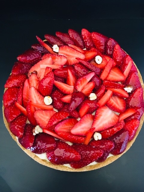 Tarte aux Fraises Pâte sucrée noisette 23