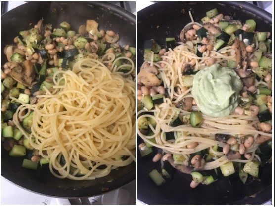 Spaghetti au Pesto d