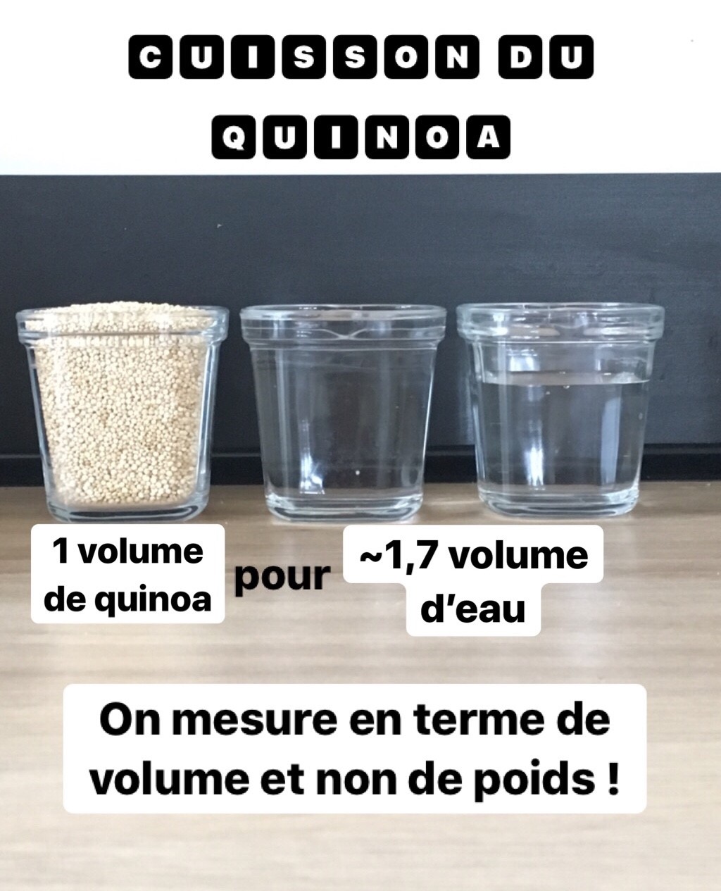 Cuisson Quinoa