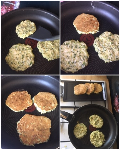 Galettes de Courgettes au Basilic 3