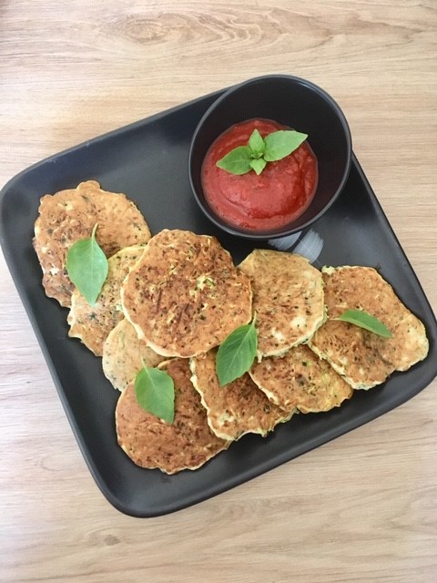 Galettes De Courgettes Au Basilic 4