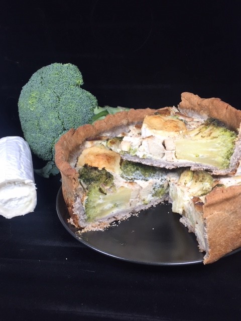 Quiche Brocolis Chc3a8vre Et Tofu Fumc3a9 Pc3a2te C3a0 Tarte Au Sarrasin 12