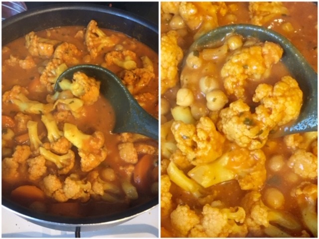 Curry de Pois Chiche au Chou-Fleur 13