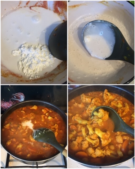 Curry de Pois Chiche au Chou-Fleur 5