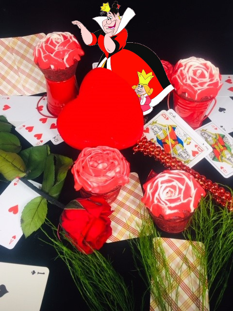 Red Velvet Cupcake Les Roses De La Reine De Coeur