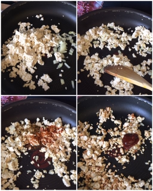 Tofu Brouillé à la Mexicaine 1