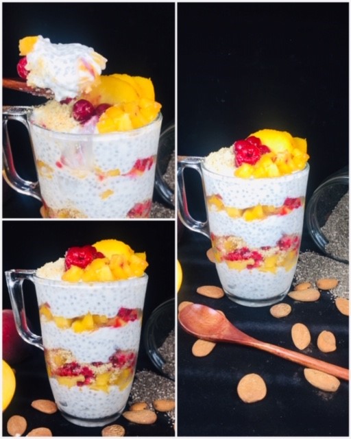 Chia Pudding Pêche Amande 3