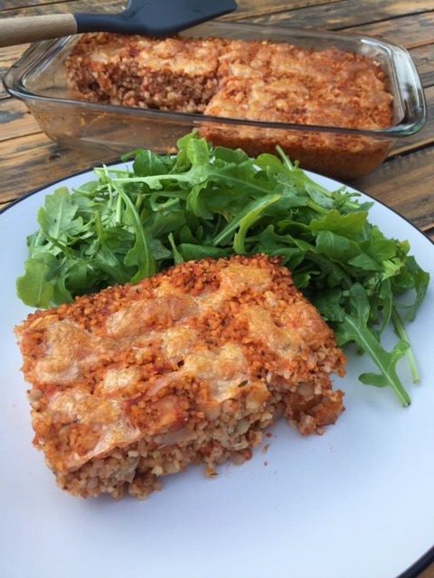 Gratin Boulgour Haricot Blanc Tomate 3