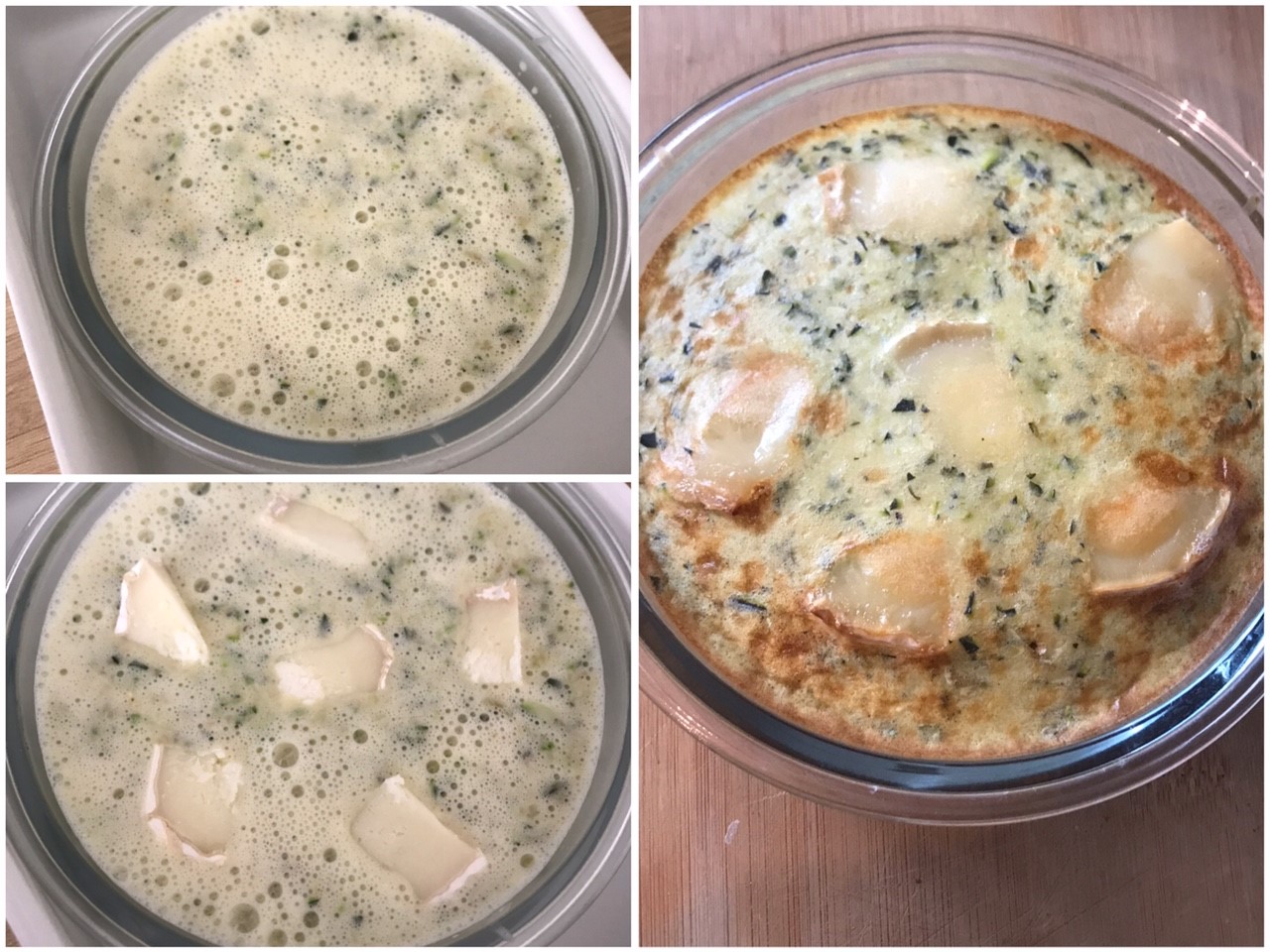 Flan courgette Chèvre 1