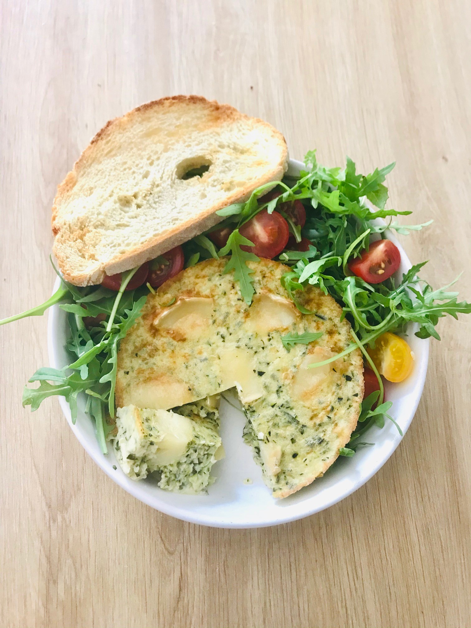 Flan courgette Chèvre 6