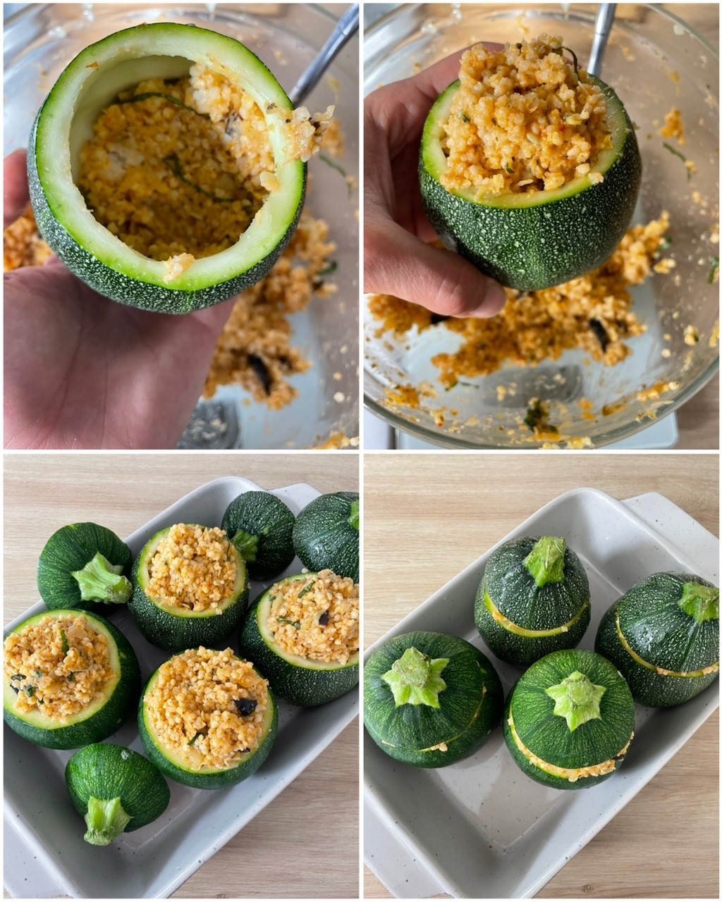 Courgette Farcie au Millet 2