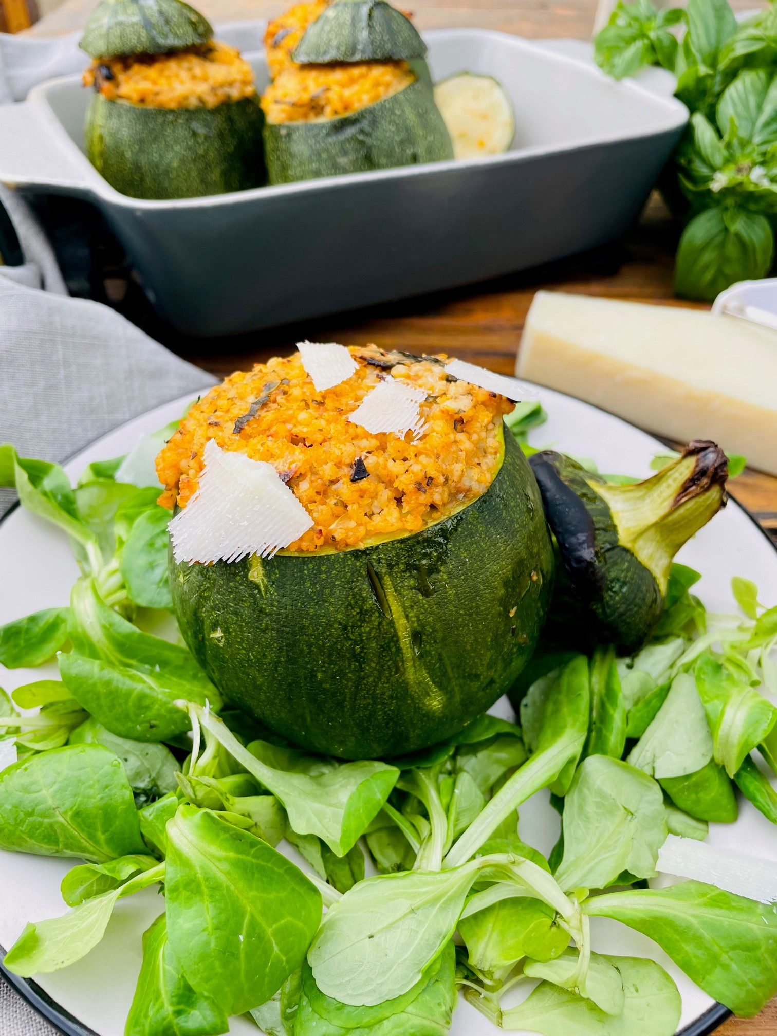 Courgette Farcie au Millet 7