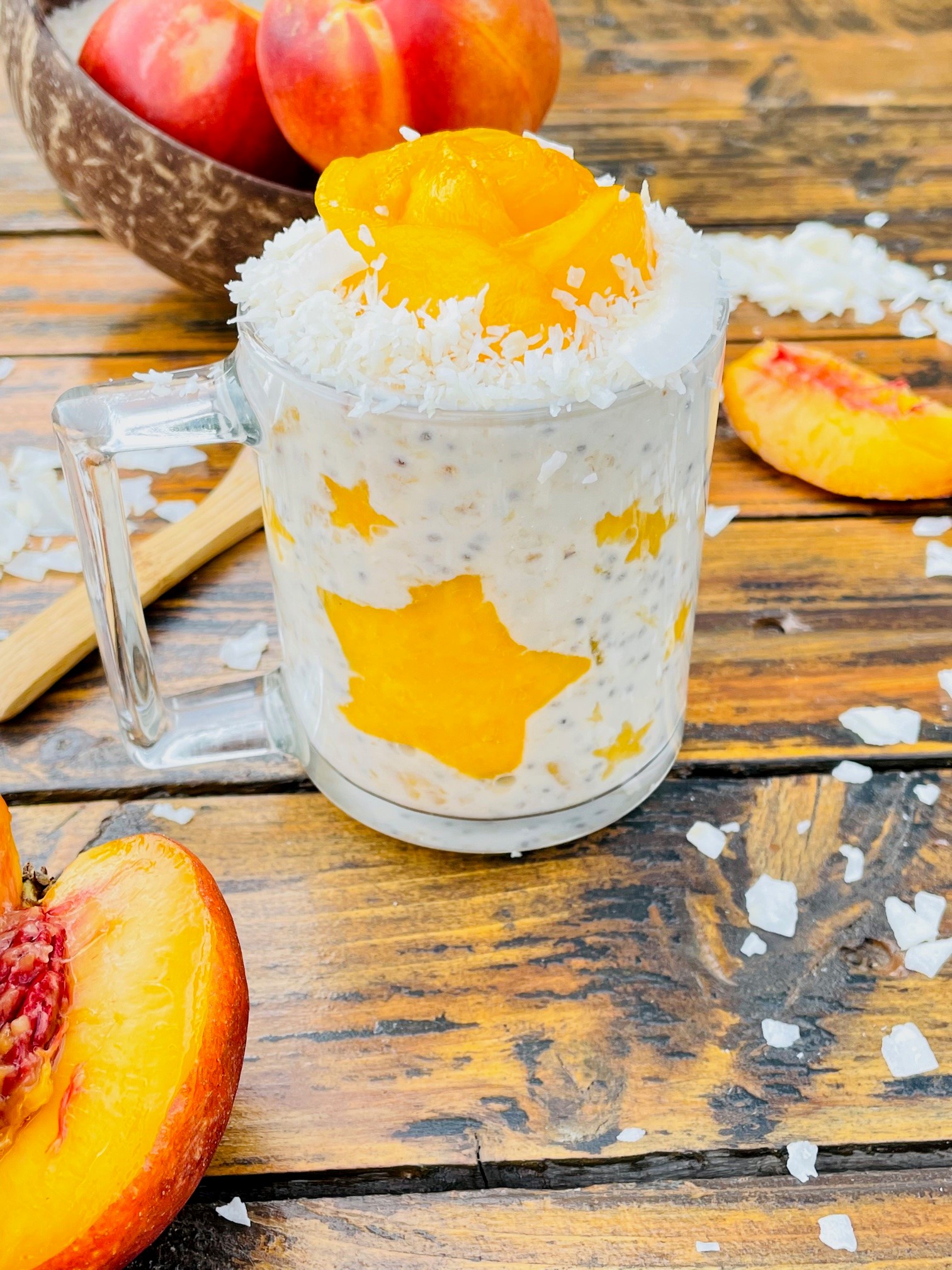 Overnight Porridge Coco Nectarine 2