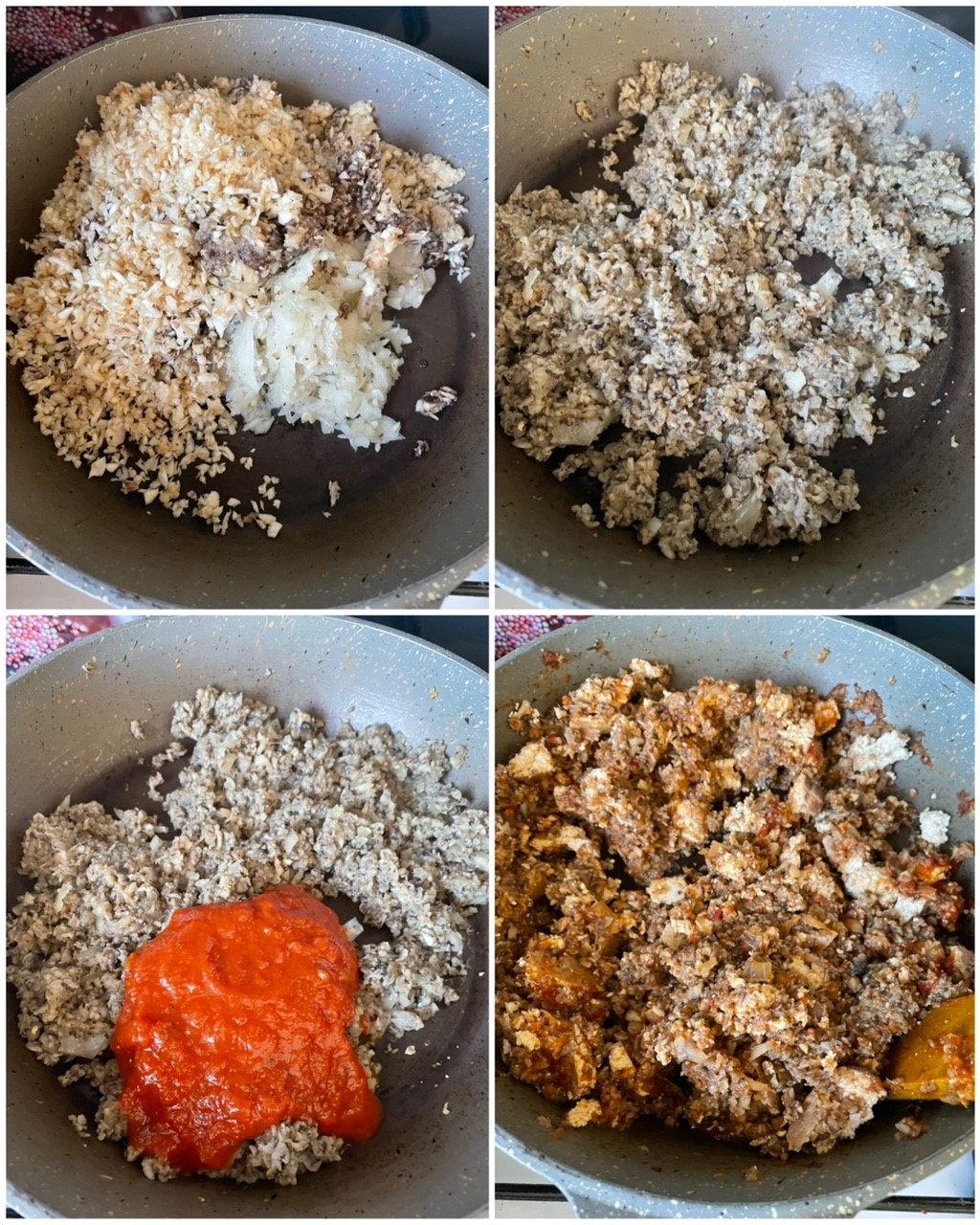 Champignons Farci au Tofu Fumé 0