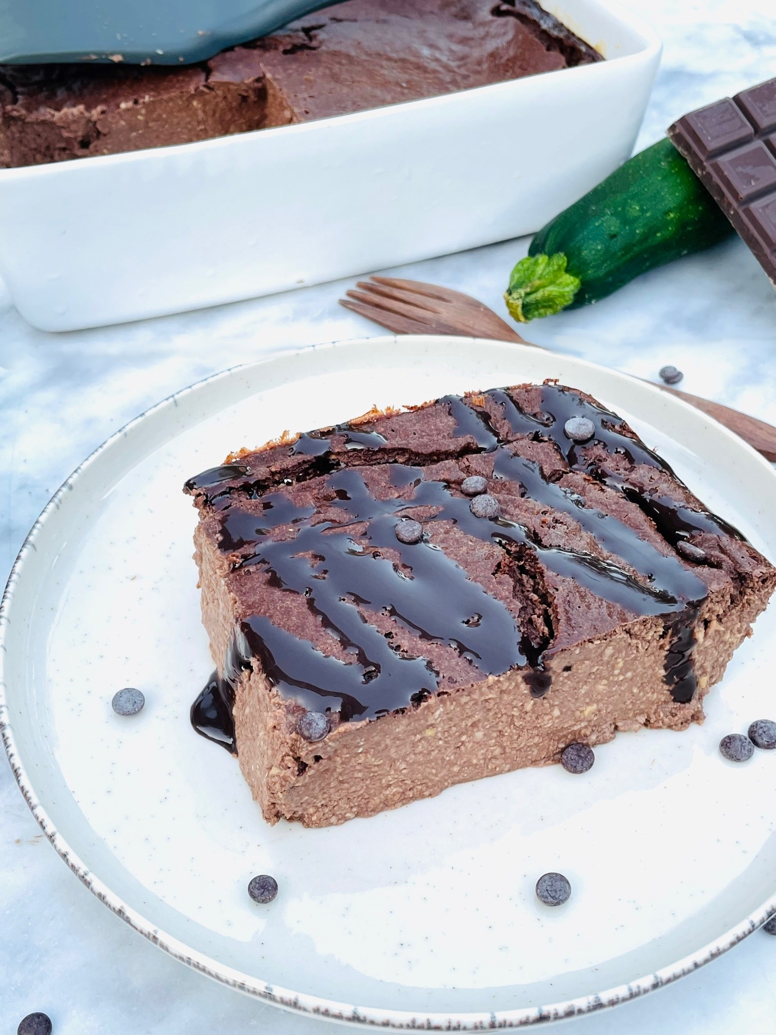 Flan Crémeux Choco-Courgette 6