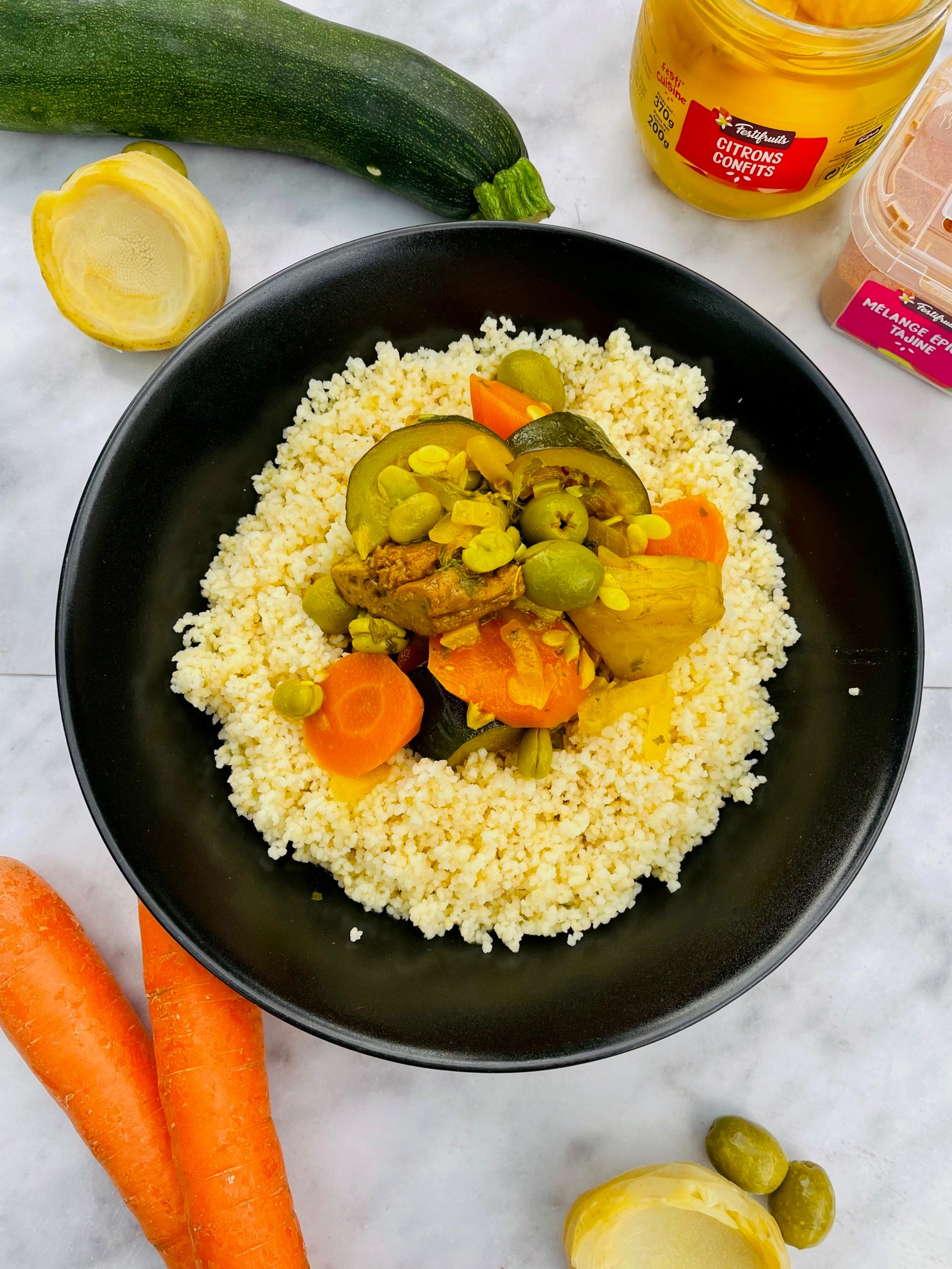 Tajine Courgette, Citron Confit 2