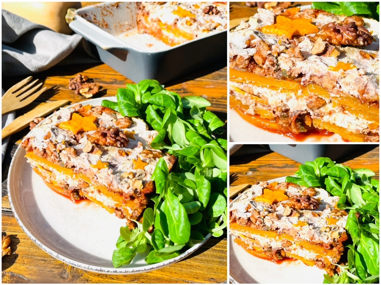 Lasagnes de Butternut, Ricotta et Noix 8