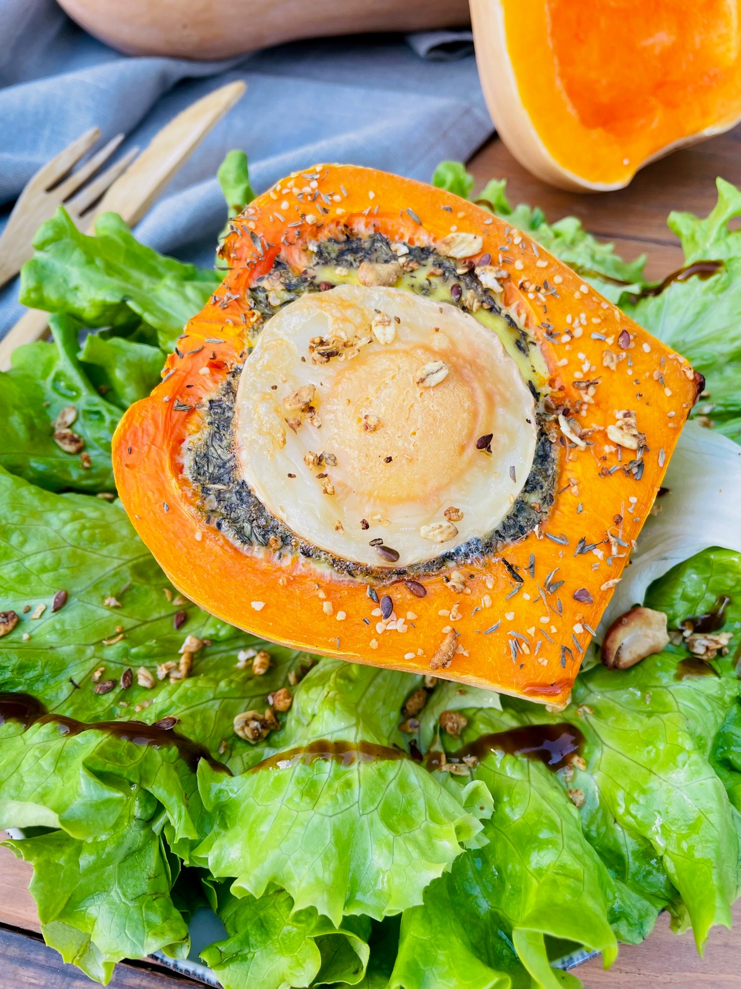 Butternut Farcie Au Chevre 4