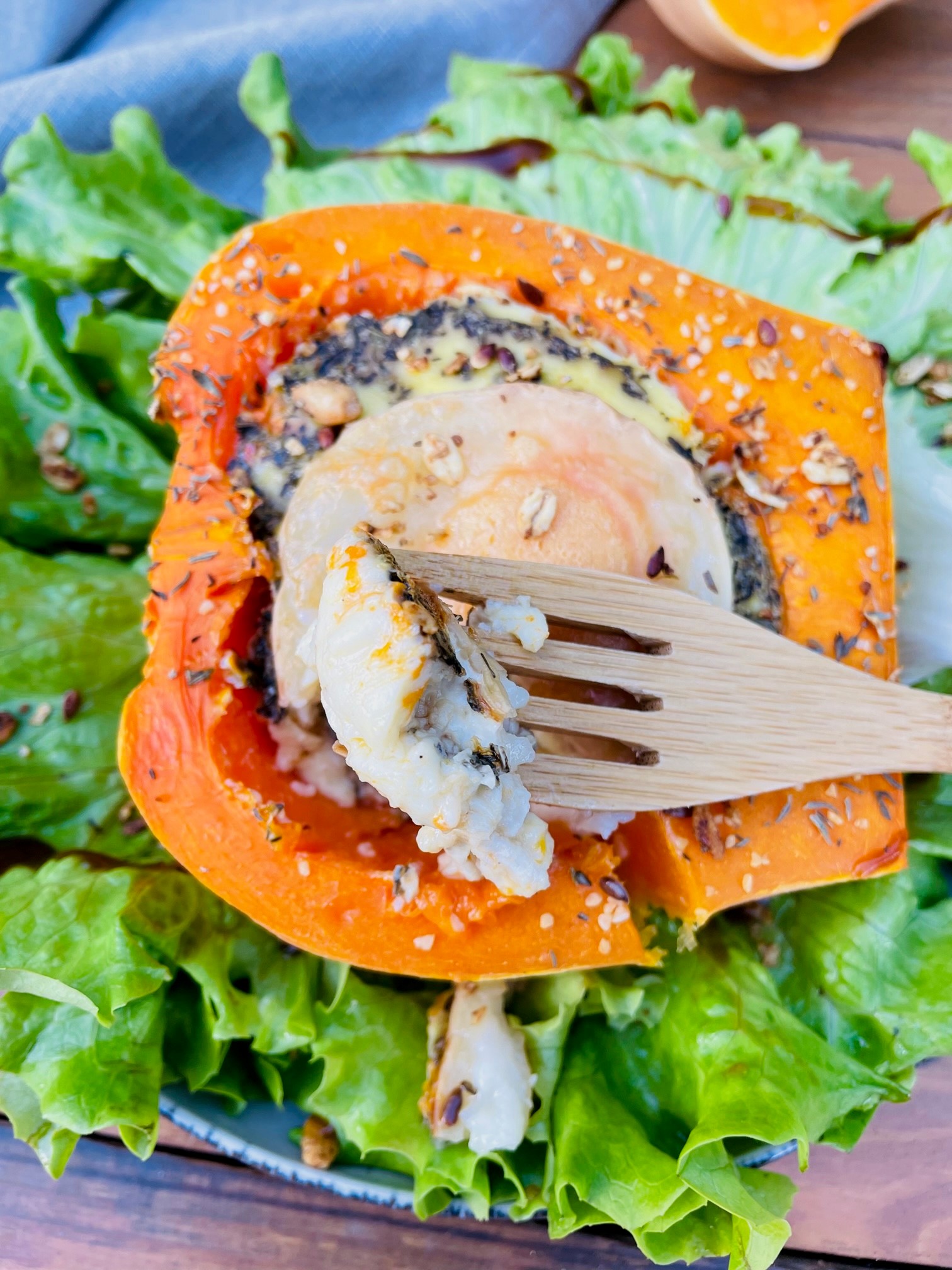 Butternut Farcie Au Chevre 5