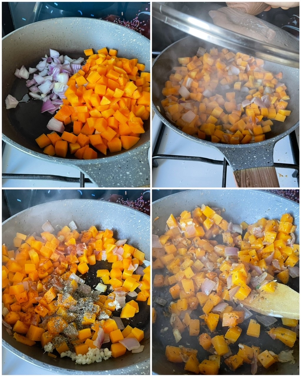Chaussons Butternut, Lentilles corail, Feta 1