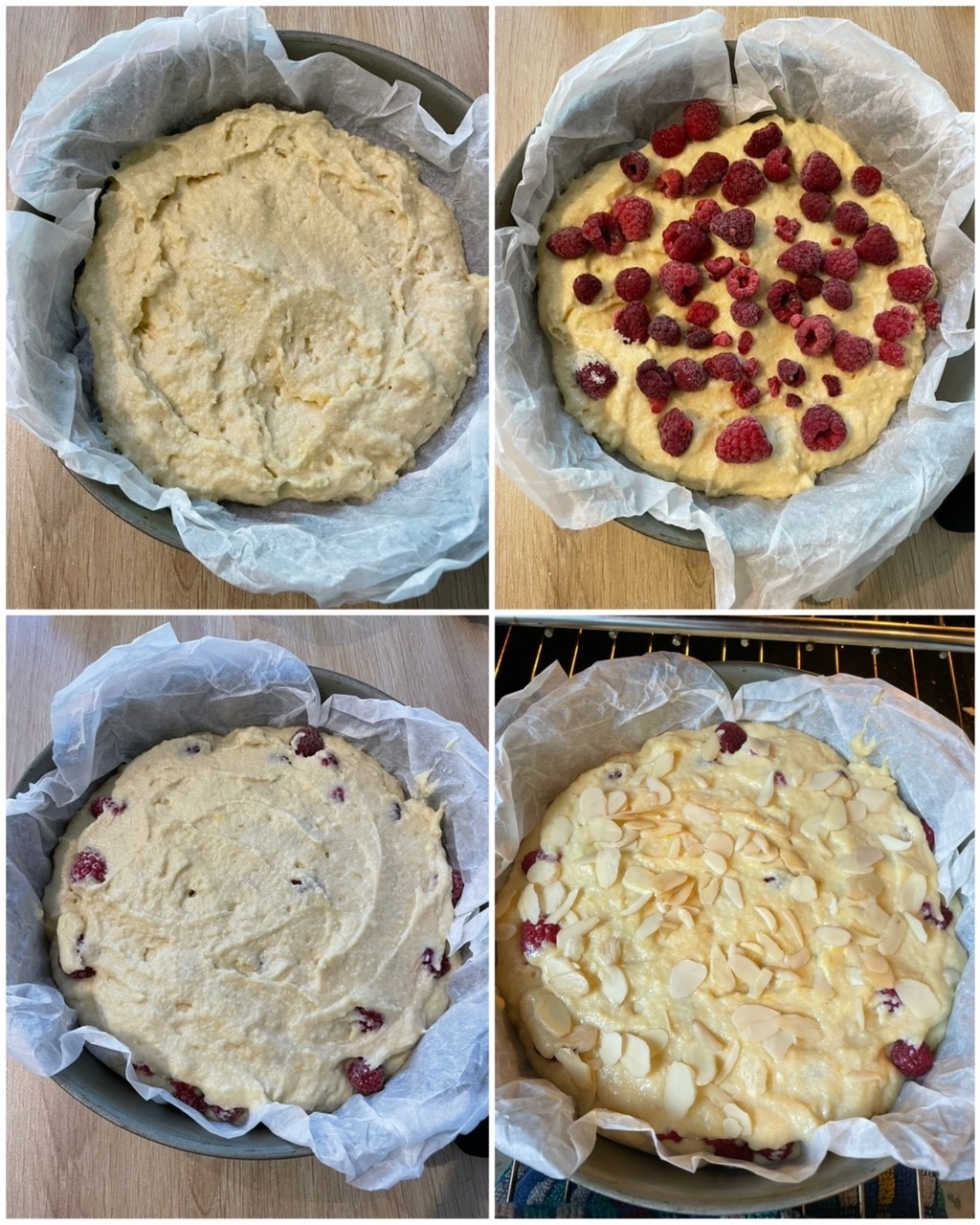 Gâteau Framboise, Ricotta, Citron, Amande 1