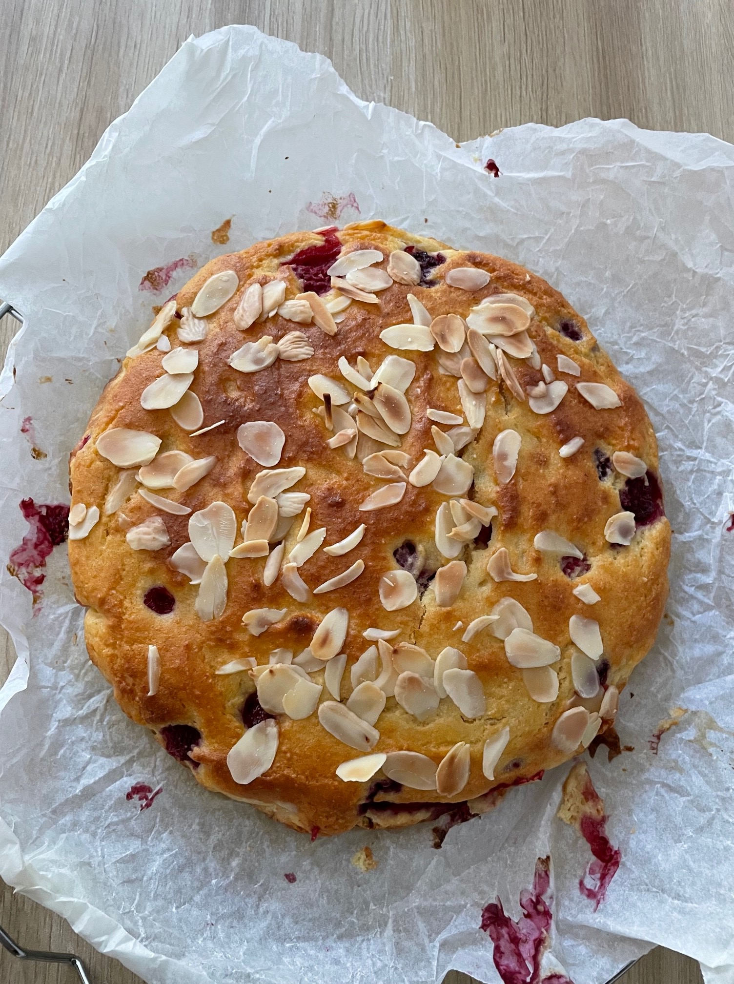 Gâteau Framboise, Ricotta, Citron, Amande 2