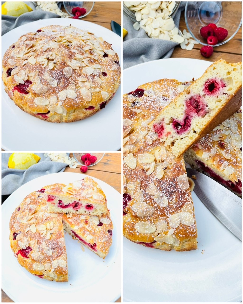 Gâteau Framboise, Ricotta, Citron, Amande 9