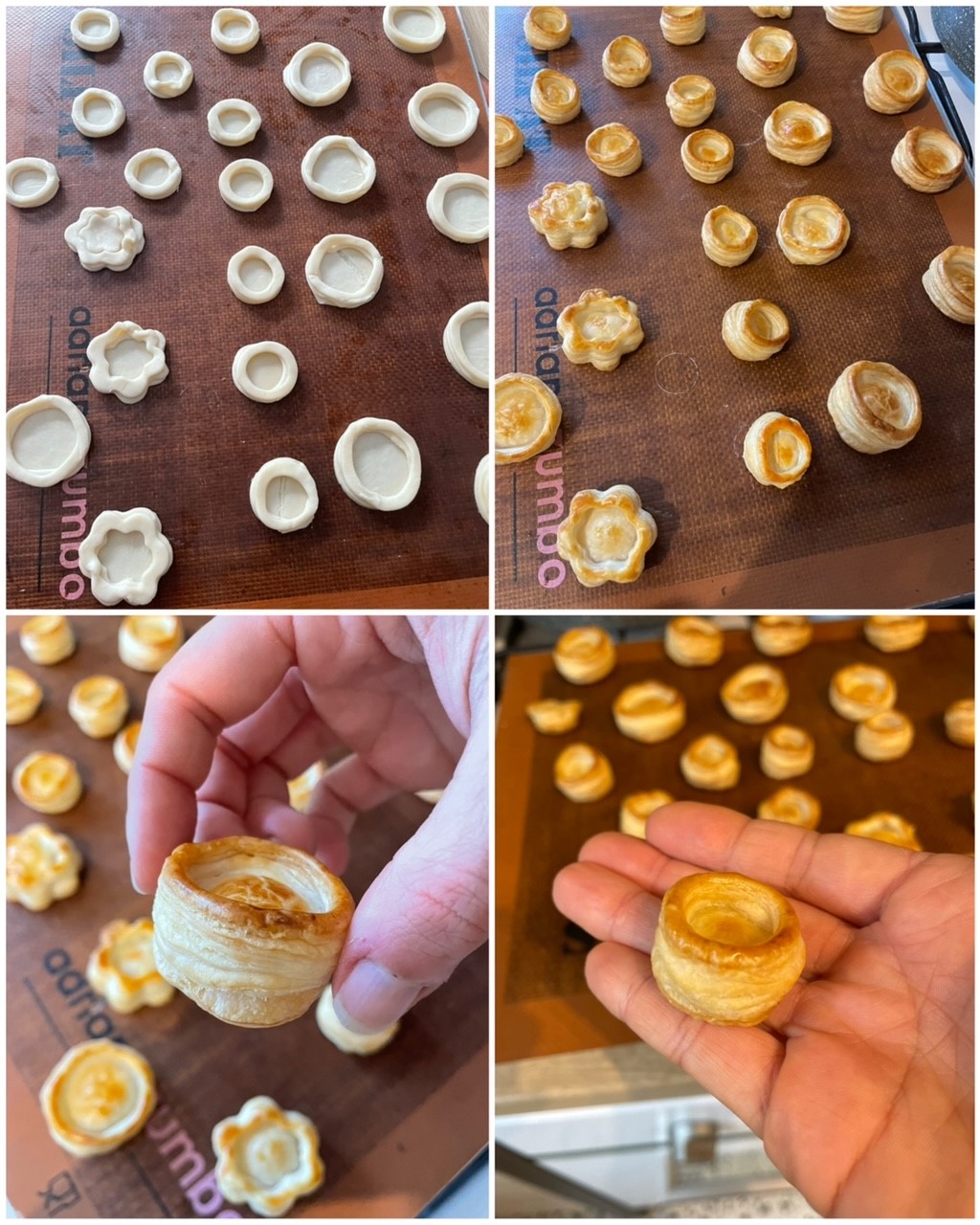 Mini Vol-au-vent Butternut, Châtaigne 1