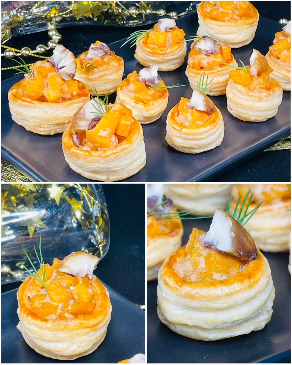 Mini Vol-au-vent Butternut, Châtaigne 20