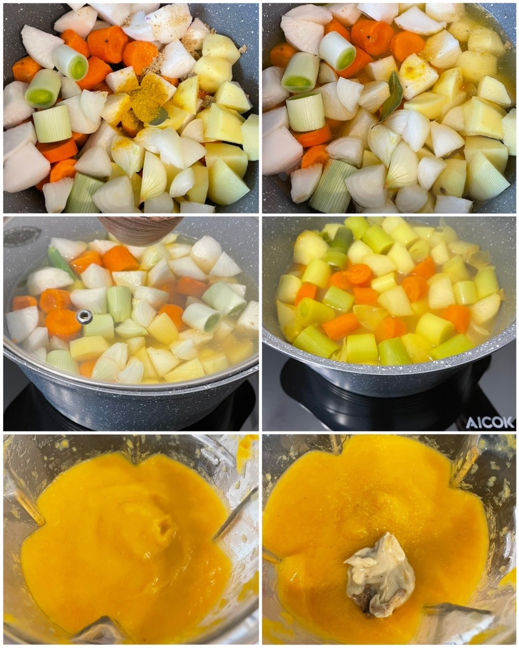 Soupe Carottes, Navets, Poireaux 0