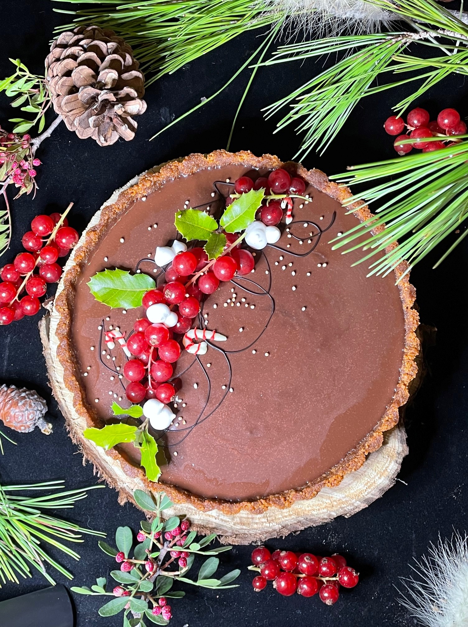 Tarte de Noël Choco Caramel 10