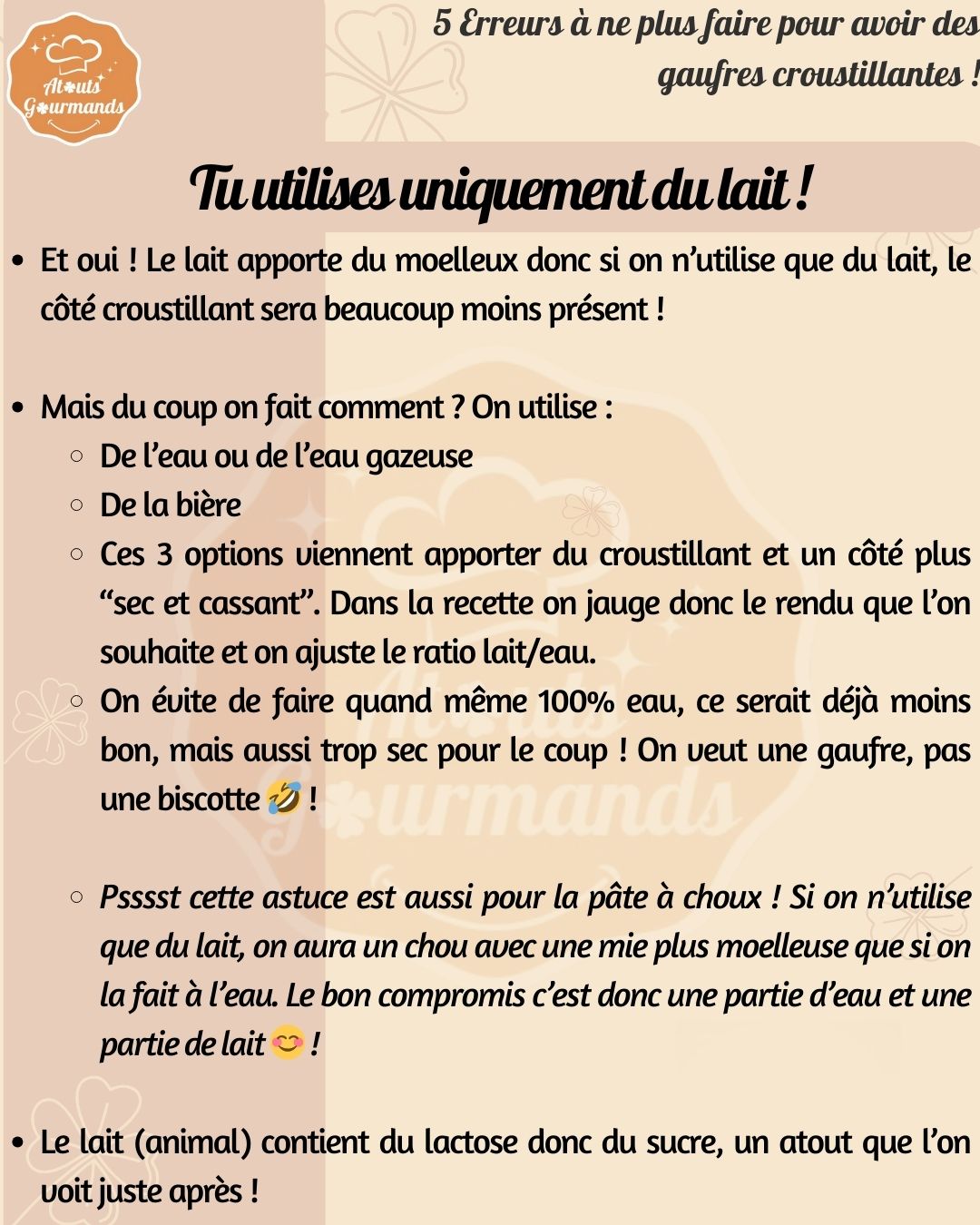 5 Erreurs A Ne Plus Faire Pour Avoir Des Gaufres Croustillantes 1