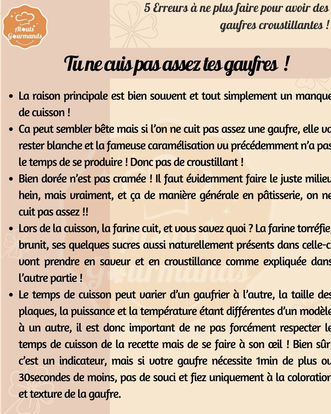 5 Erreurs A Ne Plus Faire Pour Avoir Des Gaufres Croustillantes 4