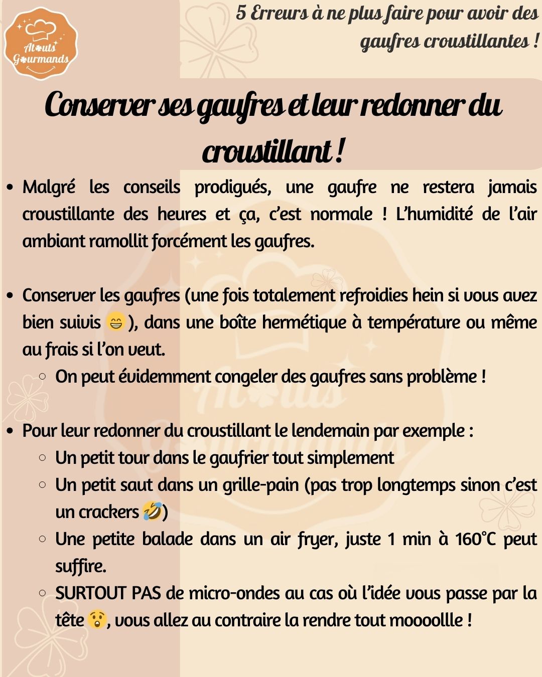 5 Erreurs A Ne Plus Faire Pour Avoir Des Gaufres Croustillantes 6